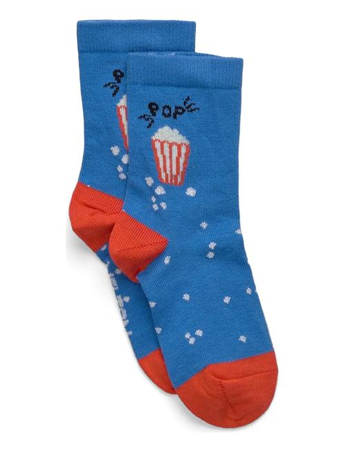 Popcorn Socks Melton Blue
