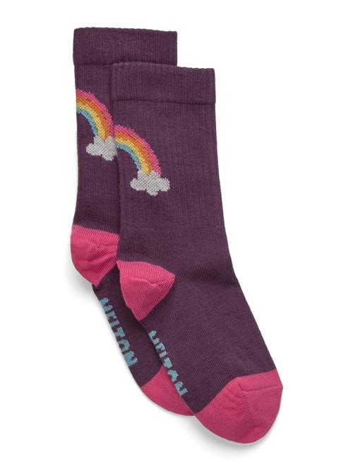 Rainbow Socks Melton Purple