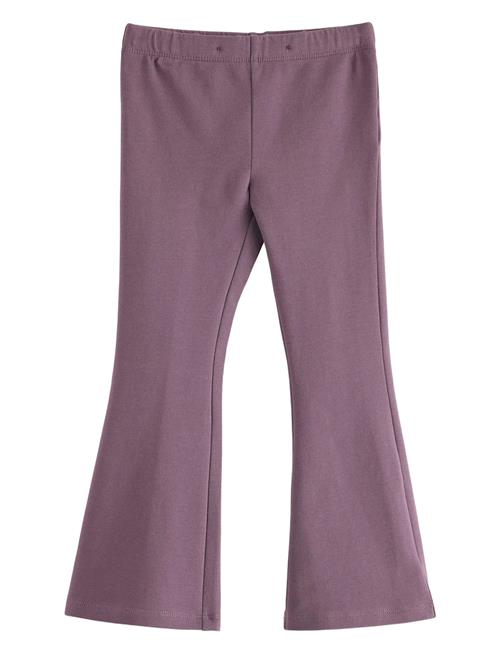 Leggings Flare Brushed Inside Lindex Purple