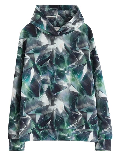 Sweatshirt Hood Ai Monolith Lindex Patterned