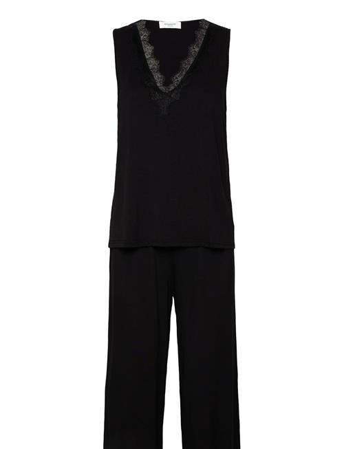 Rhbiarritz Jersey Night Set Rosemunde Black