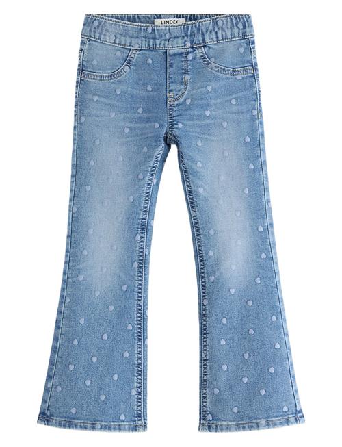 Freja Flared Leg Jeans Med Hjã¤Rtan Lindex Blue