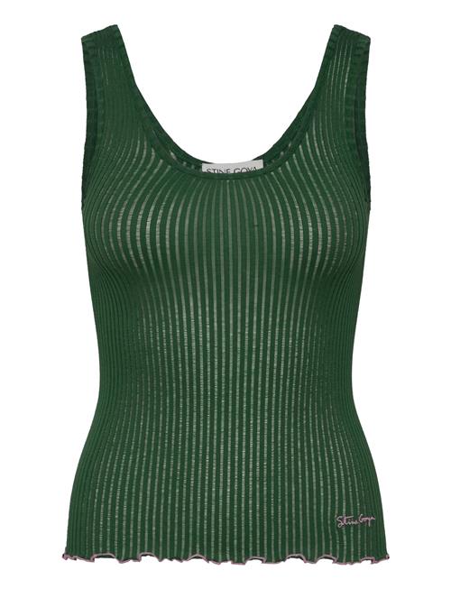 2355 Lux Seamless, Scoopneck Tank T STINE GOYA Black