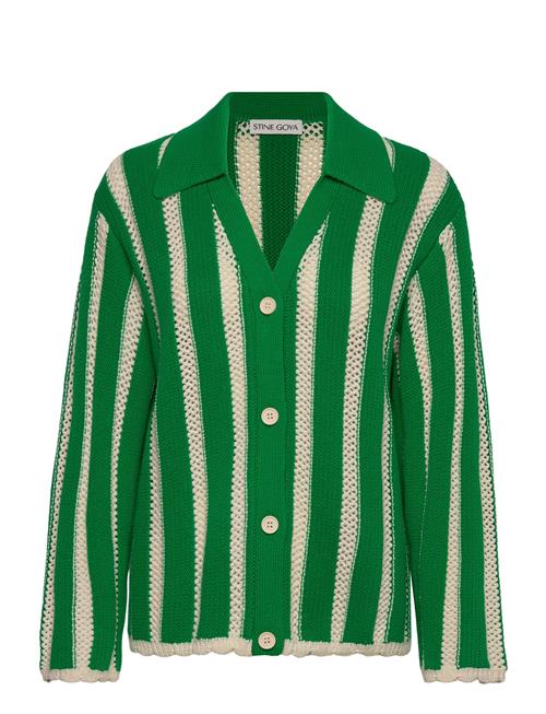 2380 Crochet Texture Knit, Knit Col STINE GOYA Green