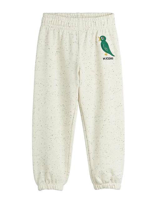 Bird Emb Neps Sweatpants Mini Rodini Cream