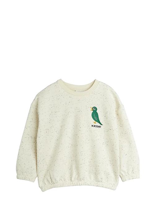 Bird Emb Neps Sweatshirt Mini Rodini Cream