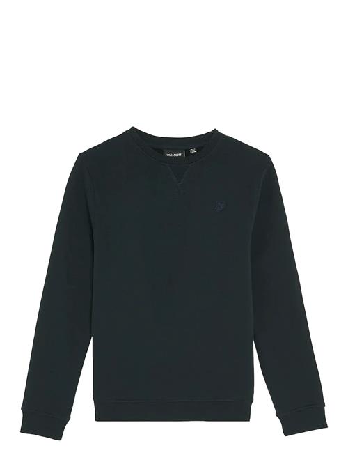 Tonal Crew Neck Sweatshirt Lyle & Scott Navy