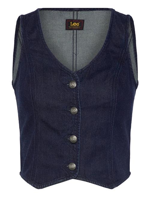 Fitted Vest Lee Jeans Navy