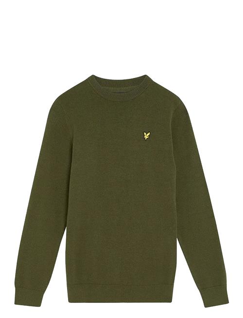 Cotton Crew Neck Jumper Lyle & Scott Green