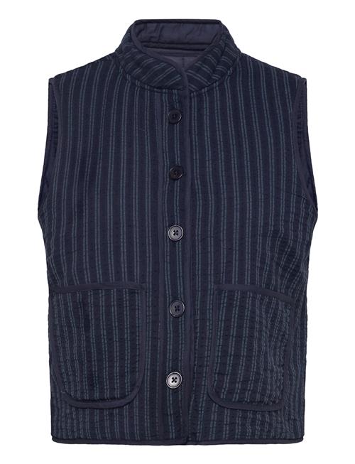 Cairoll Quilted Vest Lollys Laundry Navy