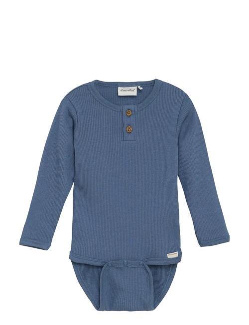 Body Ls Rib Minymo Blue