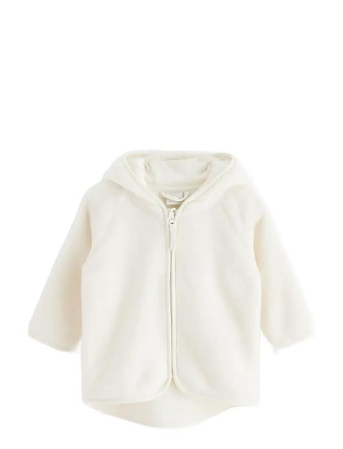 Jacket Pile Newborn Lindex White