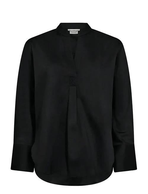 Se Bs Torid Regular Fit Shirt Bruun & Stengade Black ved Booztlet