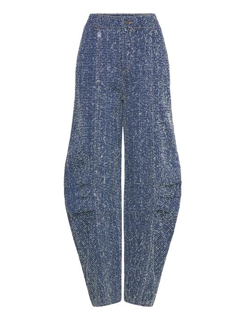 Denim Loose Fit Pants ROTATE Birger Christensen Blue
