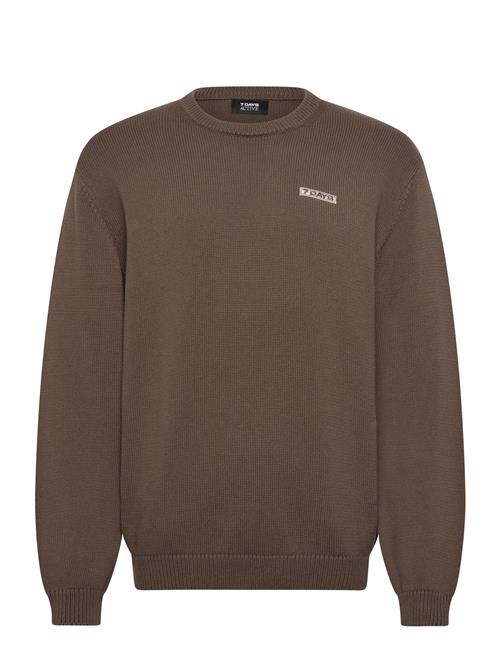 Se Knit Jumper 7 DAYS Active Khaki ved Booztlet