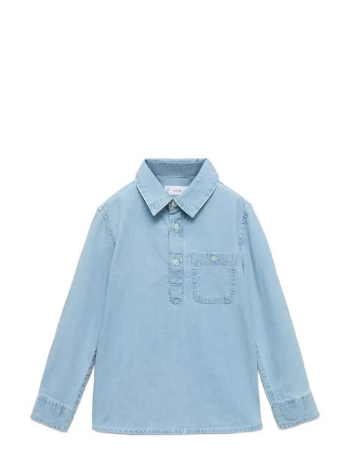 Pocket Denim Shirt Mango Blue