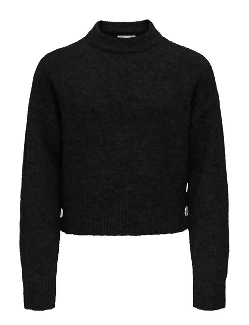 Kogrene Life Ls Button O-Neck Cp Knt Kids Only Black