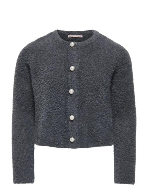Kogpiumo Petra Pearl O-Neck Car Knt Noos Kids Only Grey
