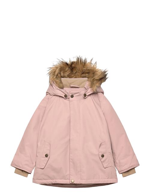 Matwally Fleece Lined Winter Jacket Fake Fur. Grs MINI A TURE Pink