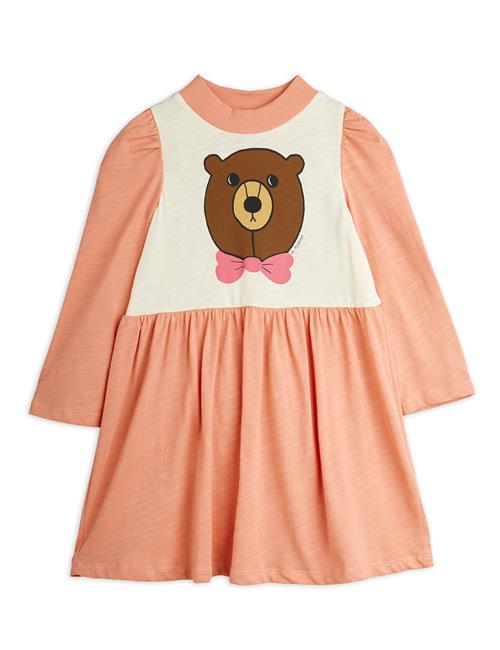 Mini Rodini GOTS Bear Kjole Med Lange Ærmer Pink  Pink 116/122 cm  Lyserød  116/122 cm  kvinde