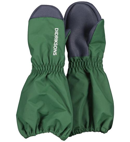 Didriksons Luffer m. Fleece - Shell - Pine Green