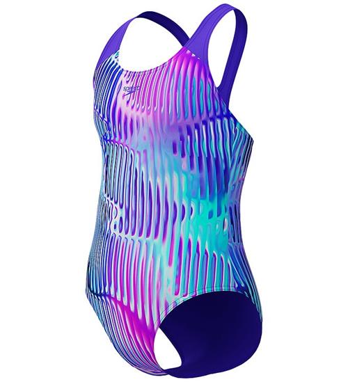 Speedo Badedragt - Digital Allover Splashback - Lilla/Pink