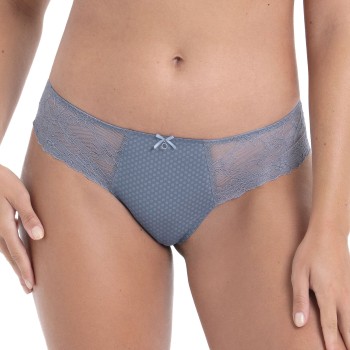 Rosa Faia Trusser Eloise Shorty With Lace Blå nylon 36 Dame