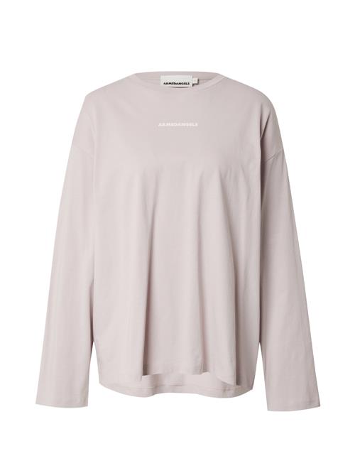 ARMEDANGELS Shirts 'FIETAA DIFFERENCE'  lilla / hvid