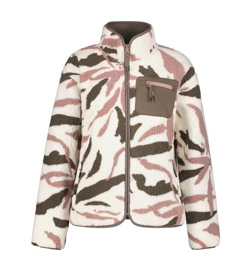 ICEPEAK Funktionsfleecejakke 'Veblen'  khaki / gammelrosa / offwhite