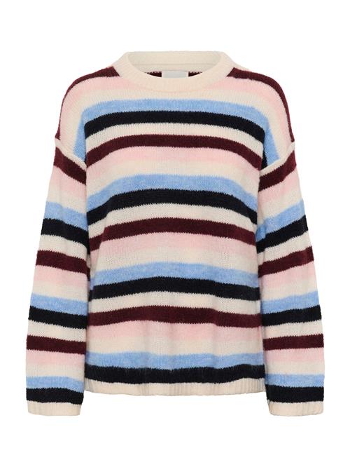 Part Two Pullover 'SpencerPW'  azur / lyserød / sort / hvid