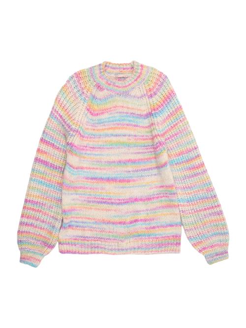 ONLY GIRLS Pullover 'KOGCARMA-LIA'  lyseblå / stone / lavendel / abrikos