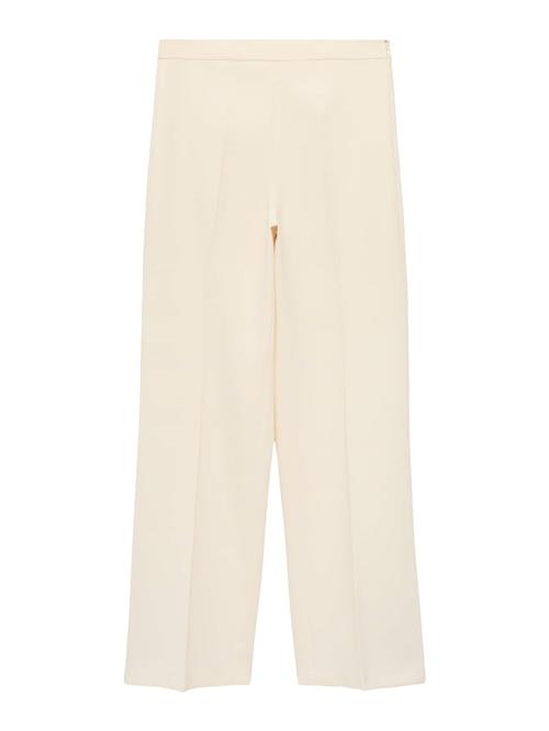 MANGO Bukser med fals  offwhite