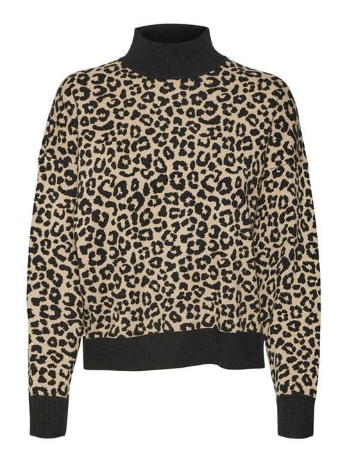 Se VERO MODA Pullover 'VMARIA'  beige / sort ved About You