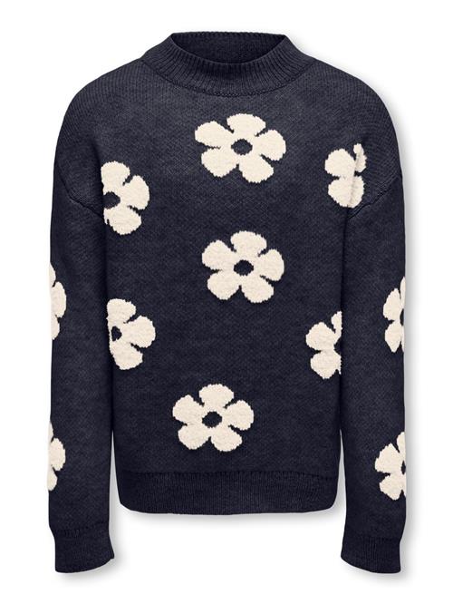 ONLY GIRLS Pullover 'KOGNAJA'  beige / blå