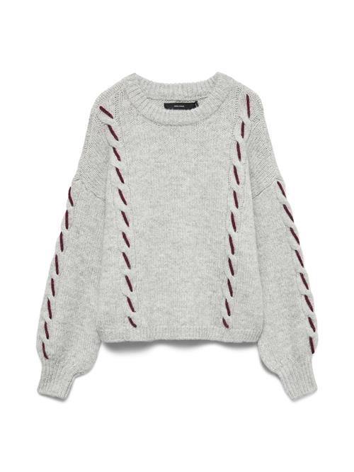 VERO MODA Pullover 'VMIlina'  grå-meleret