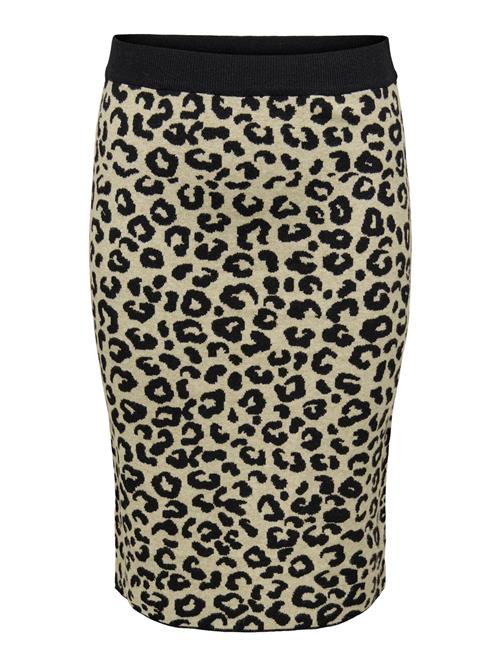 ONLY Carmakoma Nederdel 'CARIbi'  beige-meleret / sort