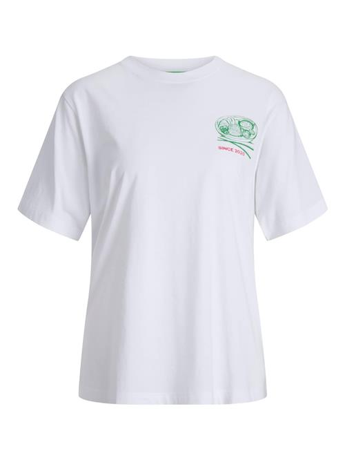 JJXX Shirts 'JXRamen'  grøn / grenadine / hvid