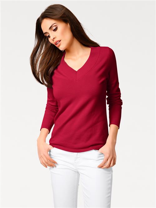 heine Pullover  brandrød