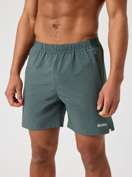 Björn Borg Borg Zip Shorts 7 Inch Grøn, XXL