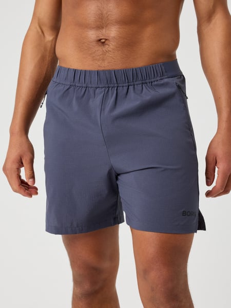 Björn Borg Borg Zip Shorts 7 Inch Blå, S