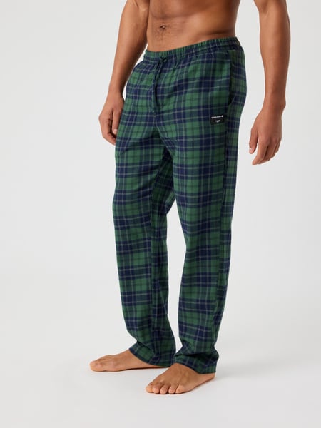 Björn Borg Core Flannel Pyjama Pants Grøn, XL