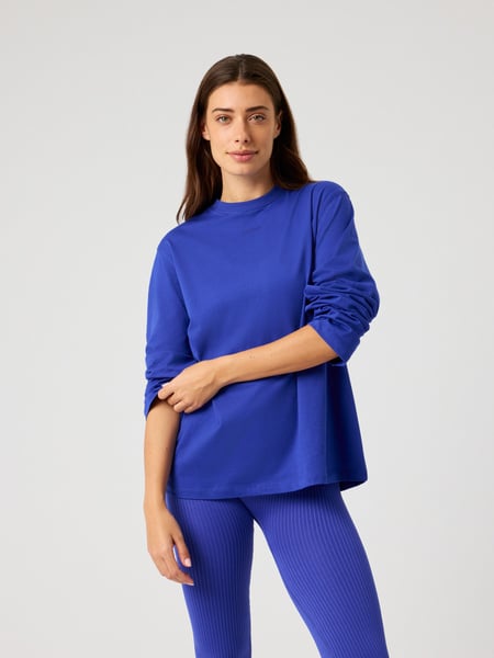Björn Borg Studio Oversized Longsleeve T-shirt Blå, XS