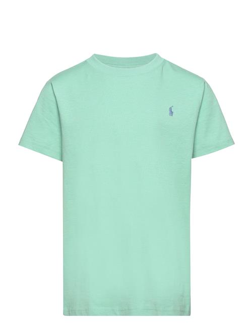 Cotton Jersey Crewneck Tee Ralph Lauren Kids Green