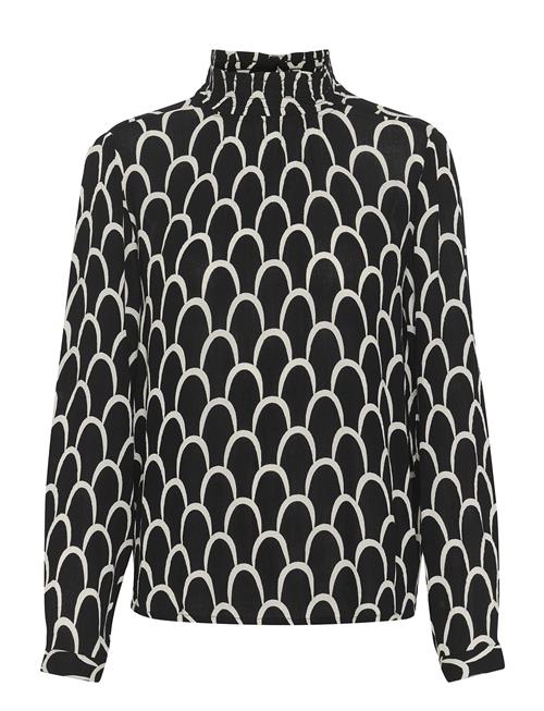Kakarina Amber Smock Blouse Kaffe Black