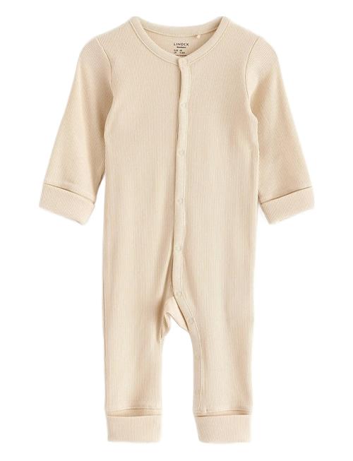 Sie Rib Solid Newborn Lindex Beige