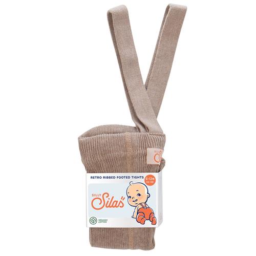 Silly Silas GOTS Strømpebukser Peanut Blend 0-2 Months  Beige  0-2 måneder  Unisex
