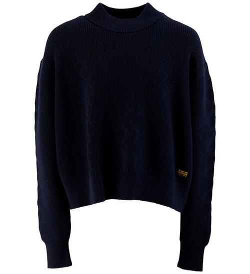 G-star RAW Bluse - Strik - Crew - Salute