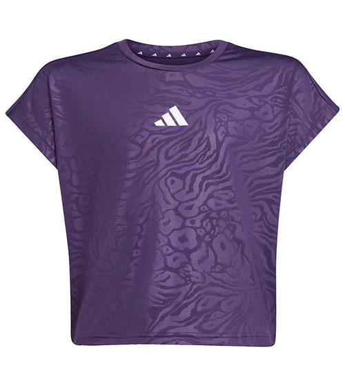 adidas Performance T-shirt - JG - Aurplu/White