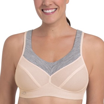 Anita Bh Active Wool Sport Bra Rosa/Grå A 95 Dame