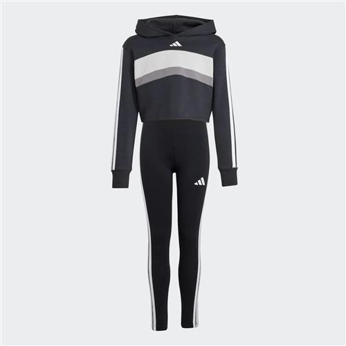 ADIDAS SPORTSWEAR Træningsdragt  mørkegrå / sort / hvid